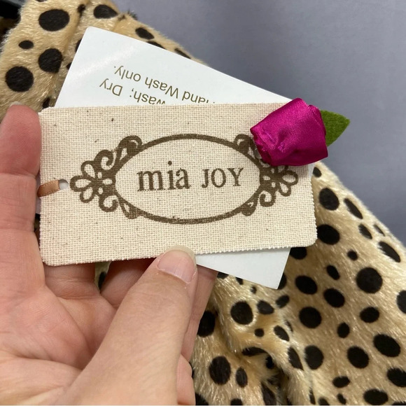 Joyfolie Mia Joy Cheetah Animal Print Faux Fur Jimmie Swing Coat Size 4 NWT - Picture 4 of 10